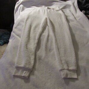 Asos Cream Lounge Pants Teddy Bear Like Size US 8